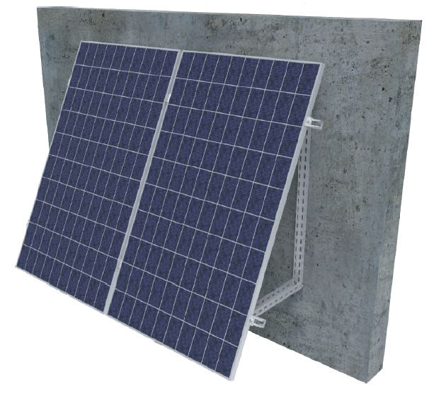 Solar Boom Montage-SET DUARTE SOLAR CHARLY E-VKTN (25°, 30°) Fassadensystem Hochkant