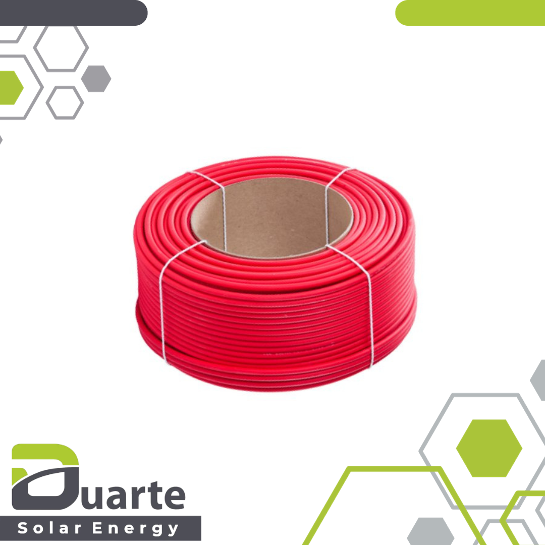 100m Ring Solarleitung 1x4 EN50618 H1Z2Z2-K rot 1/1kV