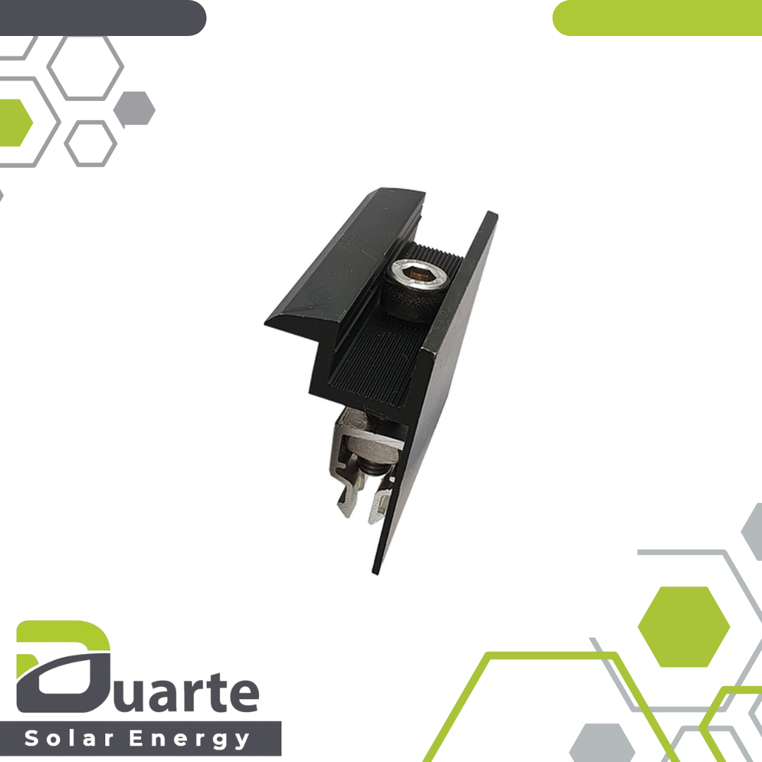 Endklemme- Klicksystem (schwarz)