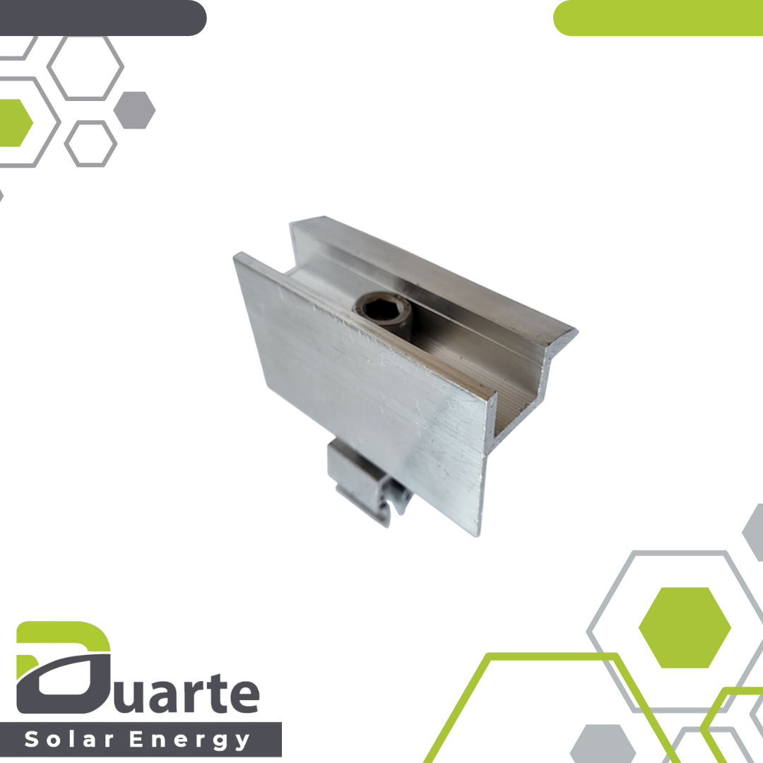 Endklemme- Klicksystem (silber)