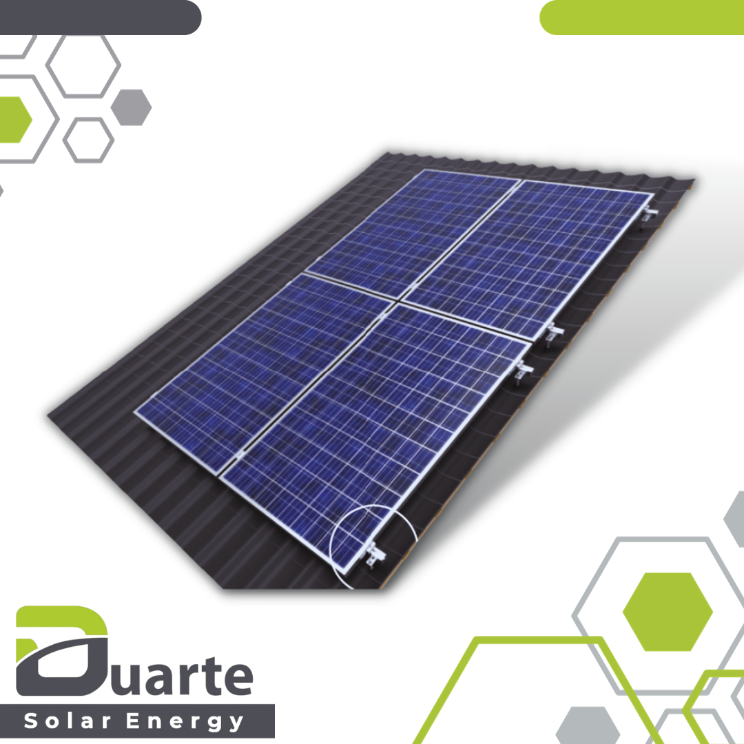 PV-Unterkonstruktion DUARTE SOLAR BRENO_DS-V1N Wellblech gedeckten Schrägdächer