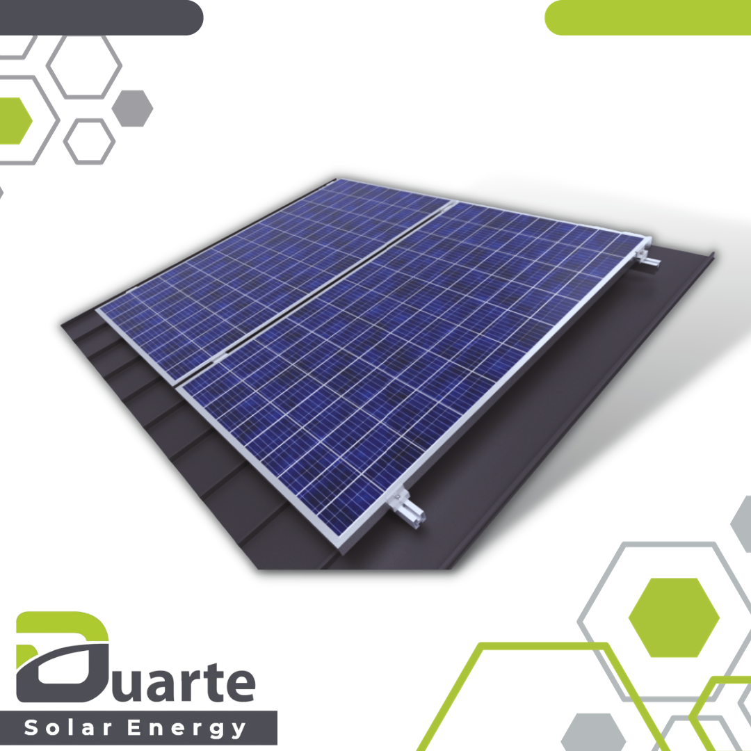 PV-Unterkonstruktion DUARTE SOLAR BRENO_DS-V2N Blechdach gedeckten Schrägdächer
