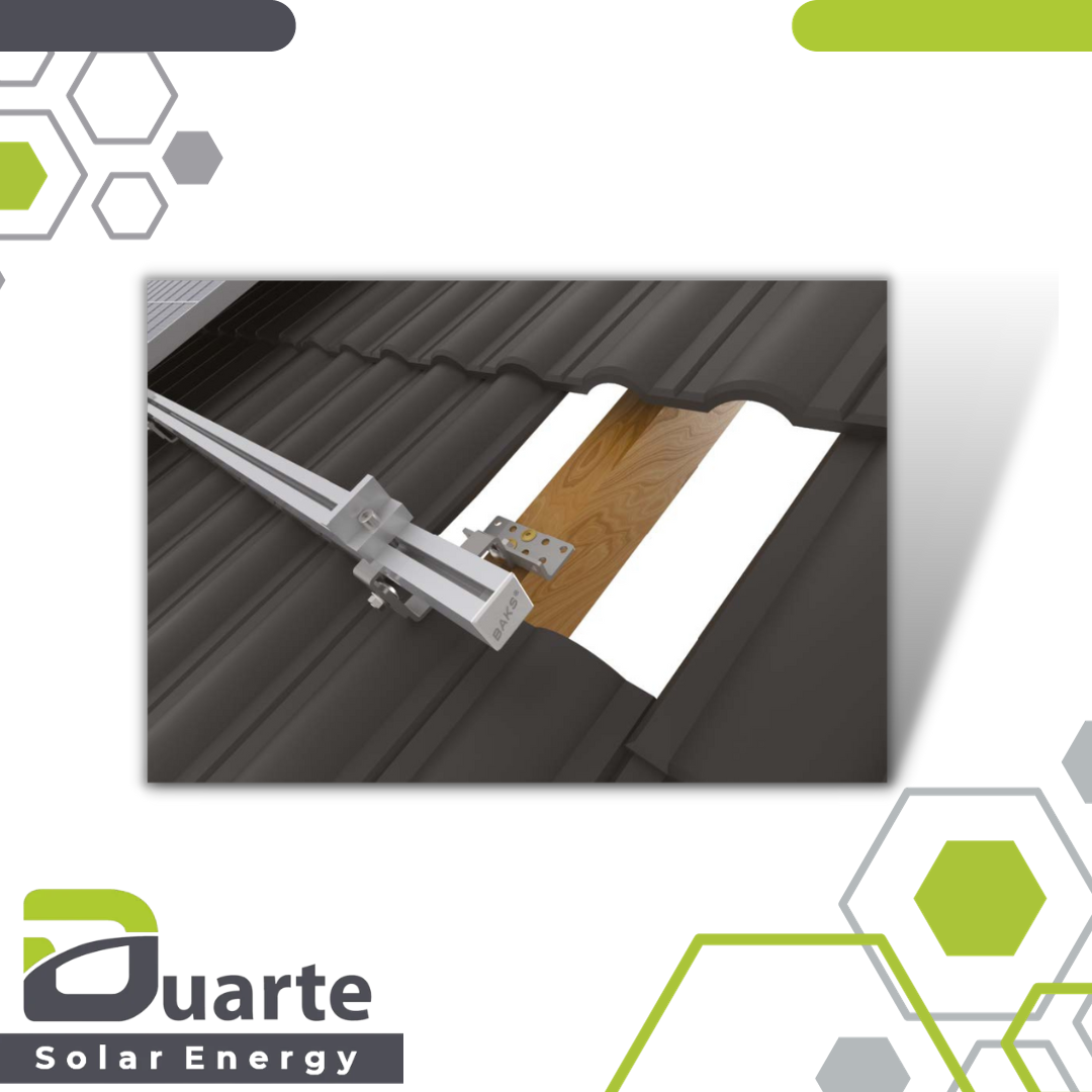 PV-Unterkonstruktion DUARTE SOLAR BRENO_DS-V4N Keramik-Dachziegel gedeckten Schrägdächer