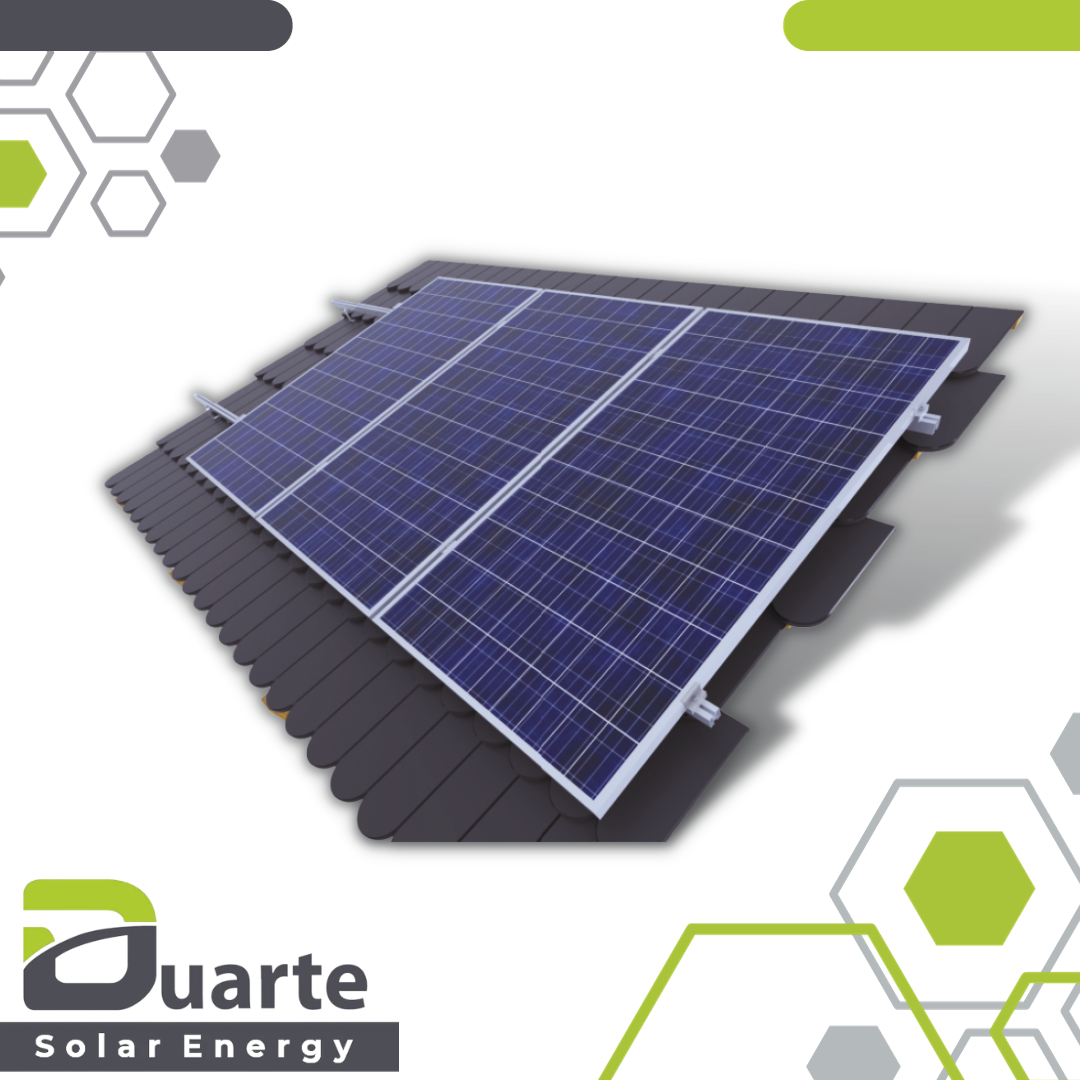 PV-Unterkonstruktion DUARTE SOLAR BRENO_DS-V5N Biberschwanz-Ziegel gedeckten Schrägdächer