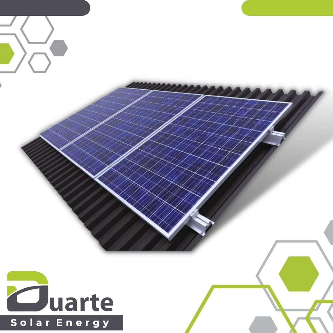 PV-Unterkonstruktion DUARTE SOLAR BRENO_DS-V6aN Trapezblech gedeckten Schrägdächer - hohe Schiene