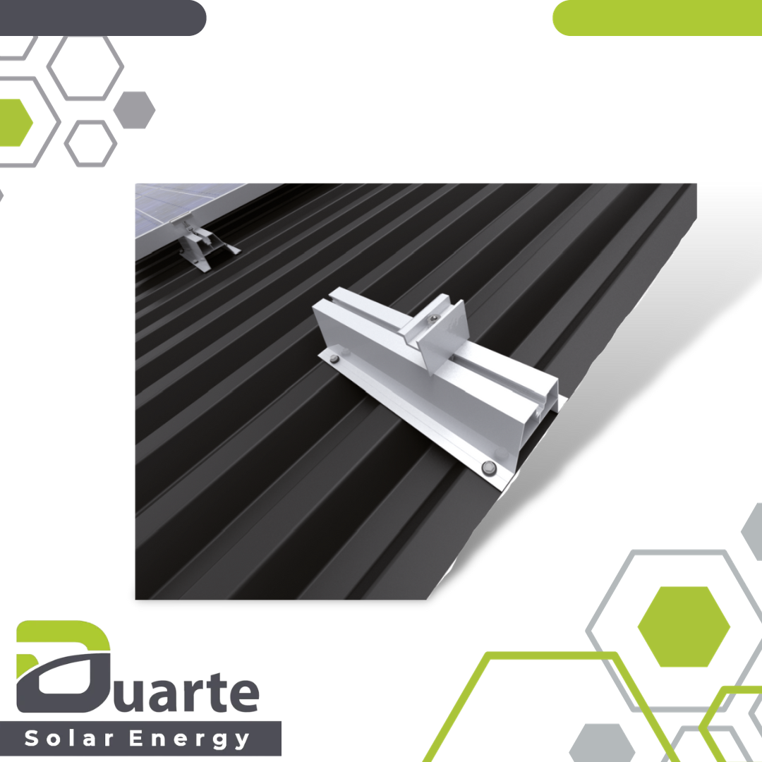 PV-Unterkonstruktion DUARTE SOLAR BRENO_DS-V6aN Trapezblech gedeckten Schrägdächer - hohe Schiene