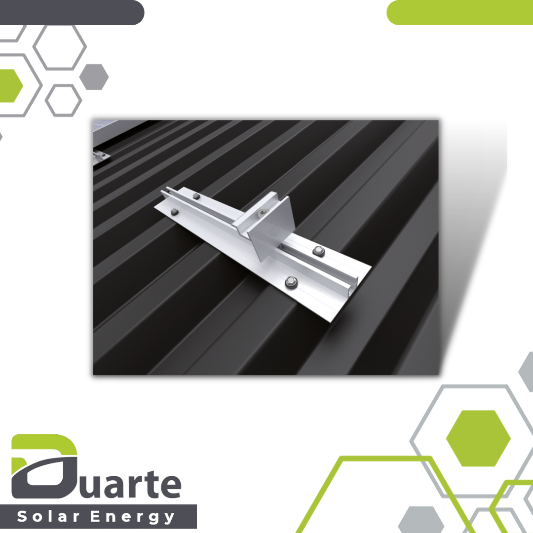 PV-Unterkonstruktion DUARTE SOLAR BRENO_DS-V6bN Trapezblech gedeckten Schrägdächer - niedrige Schiene