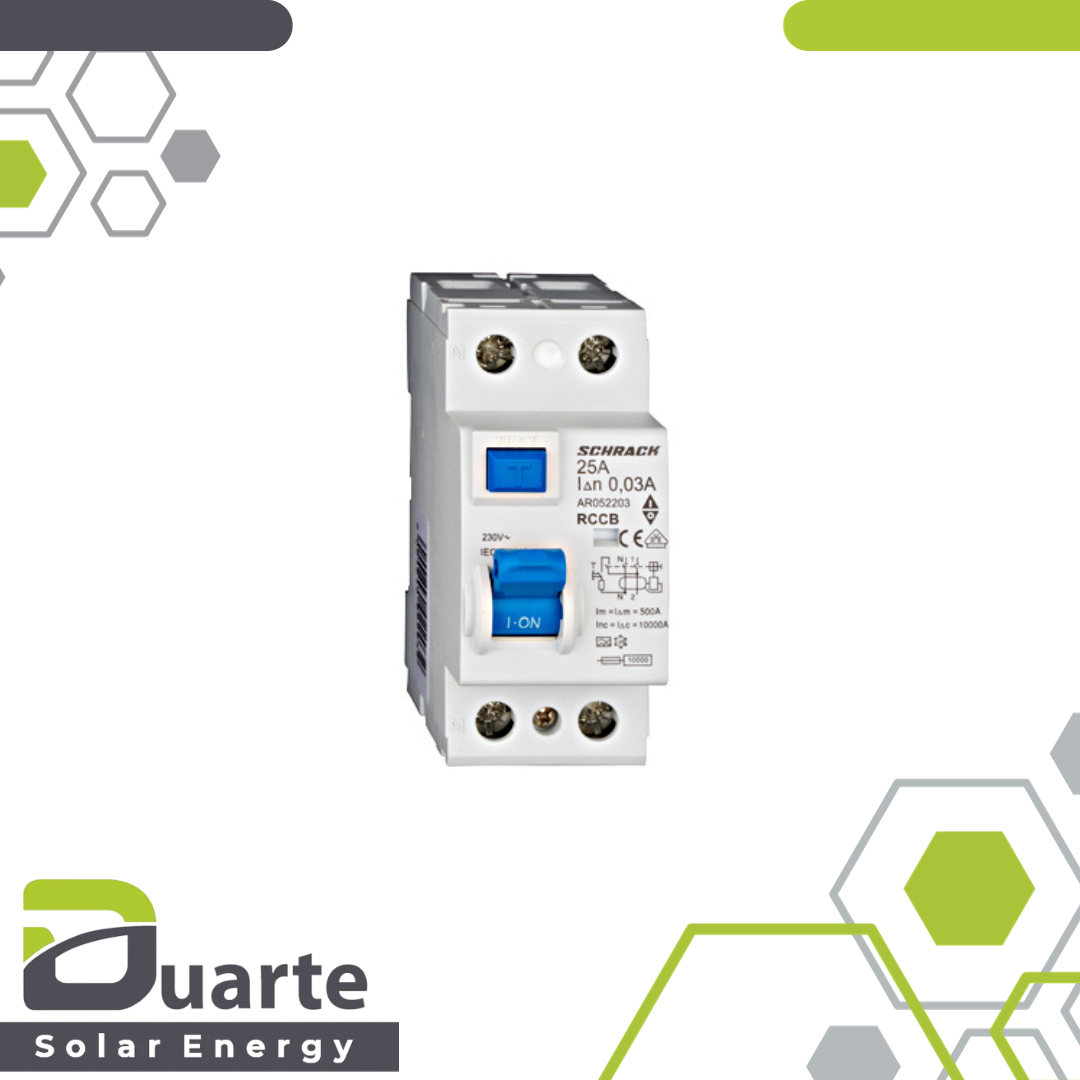 FI Schutzschalter Schrack AMPARO 25/0,03A, 1+N polig, Typ A, VDE