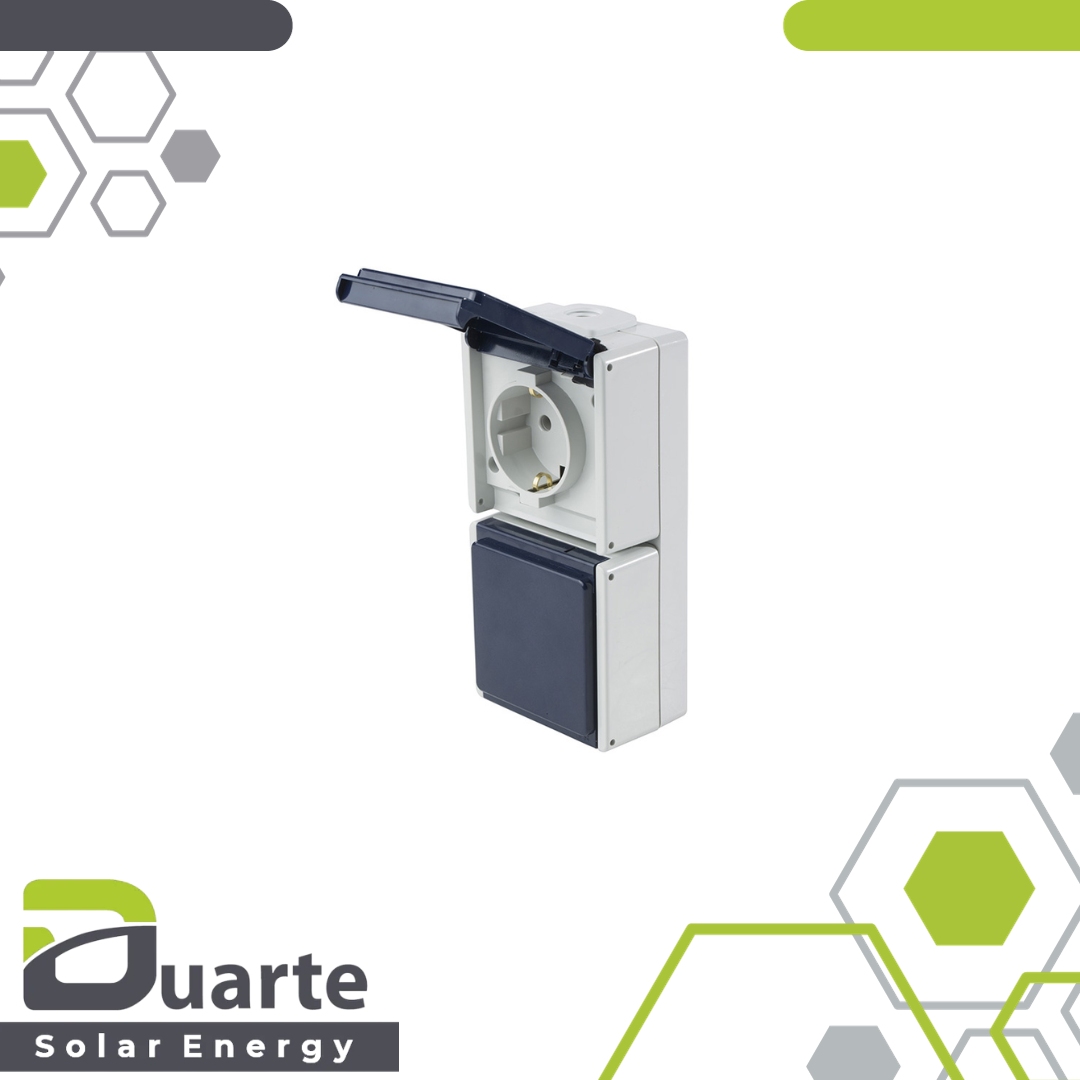 Steckdose 2-fach, senkrecht