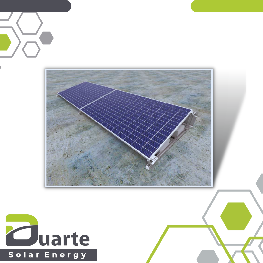 PV-Unterkonstruktion DUARTE SOLAR QUATRO-DNHBE Flachdachgestell (10°,15°,20°)