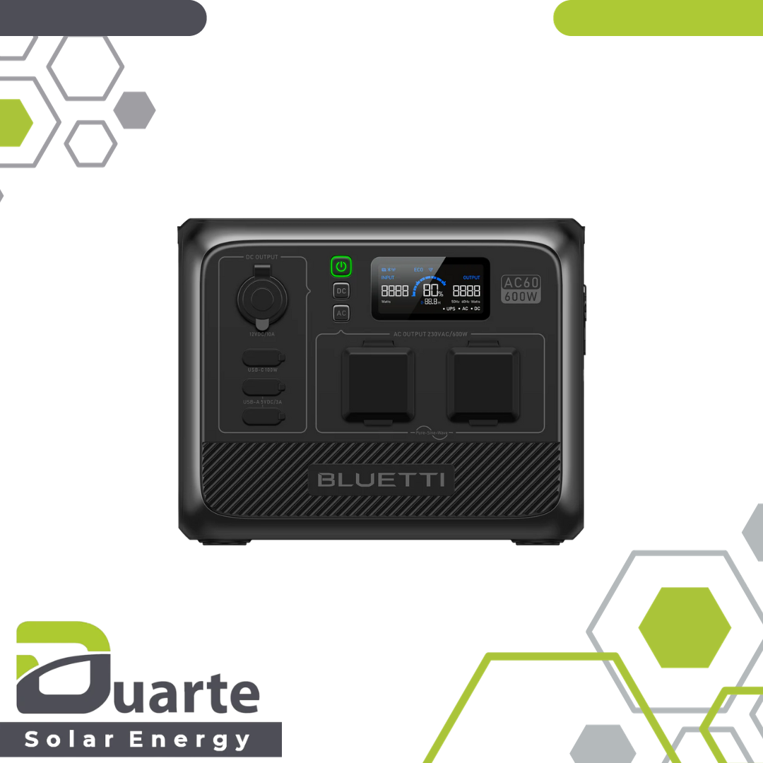 BLUETTI AC60 Tragbare Powerstation _ 600W/ 403Wp