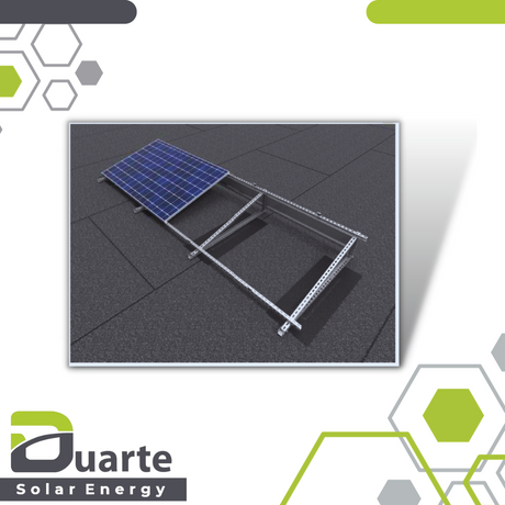 PV-Unterkonstruktion QUATRO_DP-DTHWN Flachdachgestell (10°,15°,20°)Klebesystem