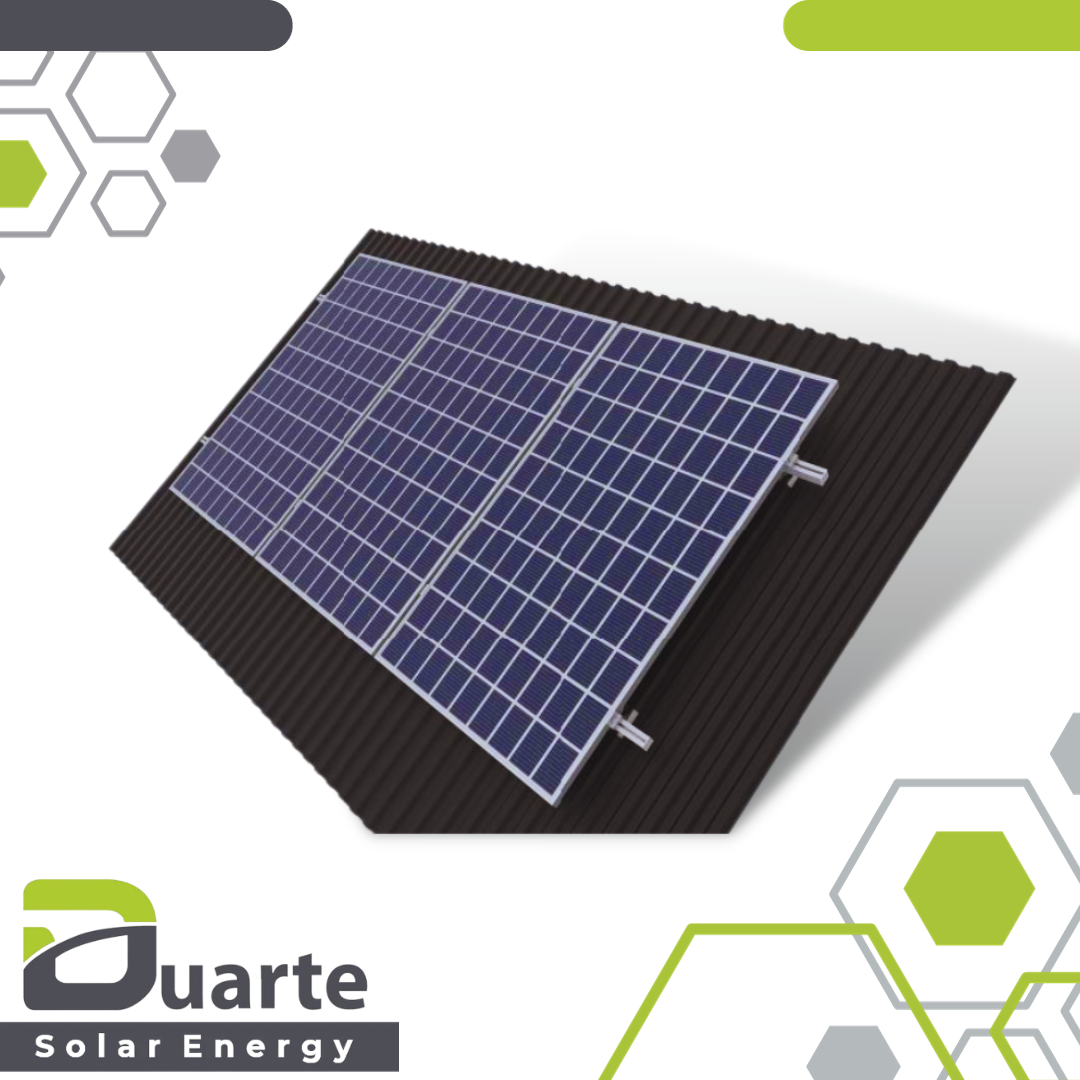 PV-Unterkonstruktion DUARTE SOLAR BRENO_DS-V6cN  Trapezblech gedeckten Schrägdächer