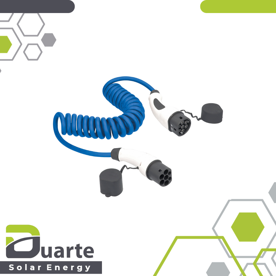 Spiralladekabel für Elektroautos MODE 3