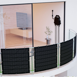 Balkonkraftwerk Mini Solaranlage SET 1000Wp FLEX/ APsystems EZ1-M mit WIFI & Bluetooth-Mikrowechselrichter